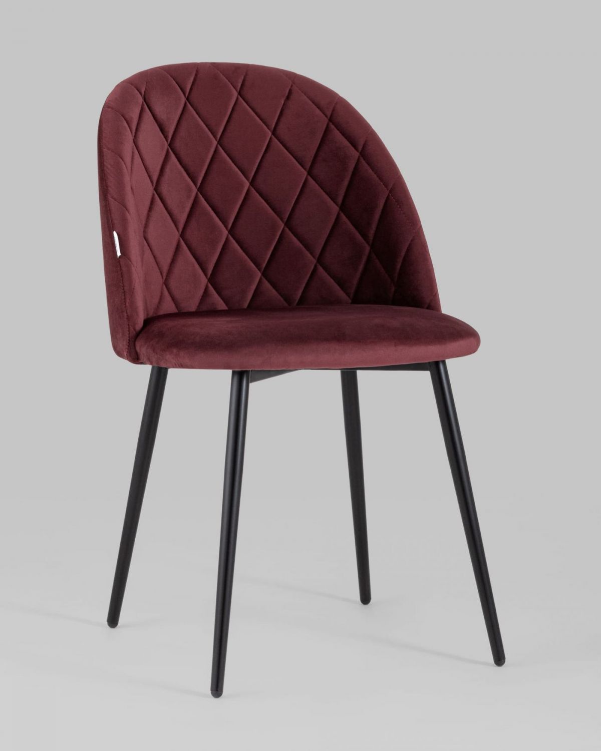Стул Марсель велюр винный ножки металл | фото 2