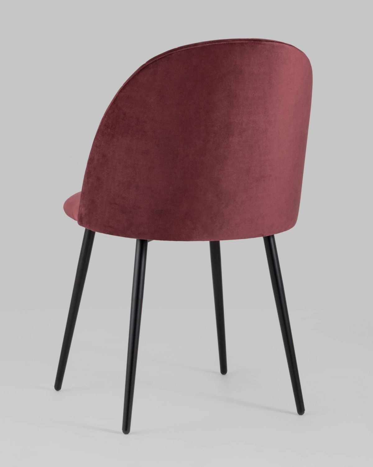 Стул Марсель велюр винный ножки металл | фото 6