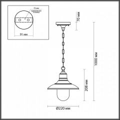 Подвесной светильник Odeon Light Campa 4965/1 | фото 5