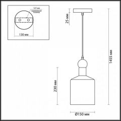 Подвесной светильник Odeon Light Bolli 4087/1 | фото 4