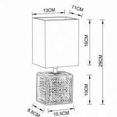 Настольная лампа декоративная Arte Lamp Fiori A4429LT-1WA | фото 3