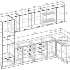 Кухонный гарнитур угловой Дели 3200*1400 (Стол. 26мм) | фото 2