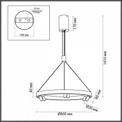 Подвесная люстра Odeon Light Beveren 6683/103L | фото 4