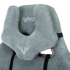 Кресло игровое Бюрократ VIKING KNIGHT LT28 FABRIC серо-голубой | фото 5